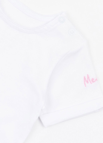 Розовый демисезонный комплект (футболка, комбинезон) Ляля
