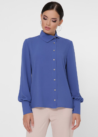 Синя літня блуза Fashion Up