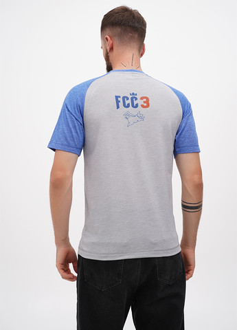 Серо-синяя футболка Sport-Tek