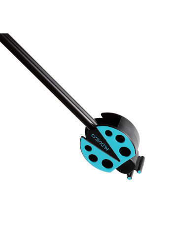 Чорна жіночий складаний парасолька механічний 96 см H.DUE.O (194317953)