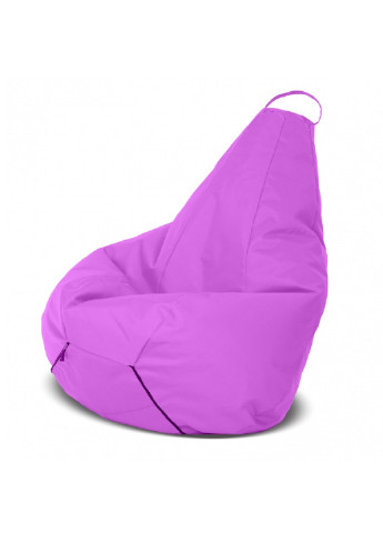 Бескаркасное кресло мешок груша со съемным чехлом 60х90 см (50233-Нов) Фиолетовый Francesco Marconi (252850990)