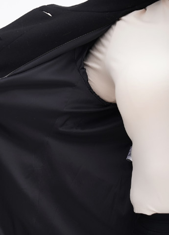 Черное демисезонное Пальто однобортное Luisa Viola