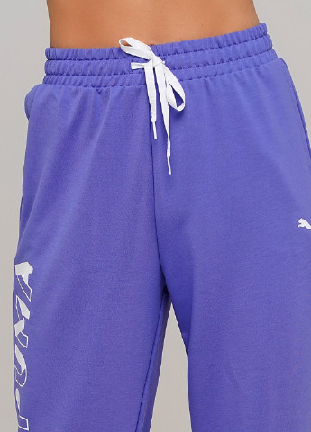 Синие спортивные демисезонные джоггеры брюки Puma