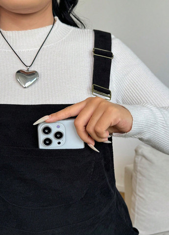 Демисезонный женский сарафан SHEIN однотонный