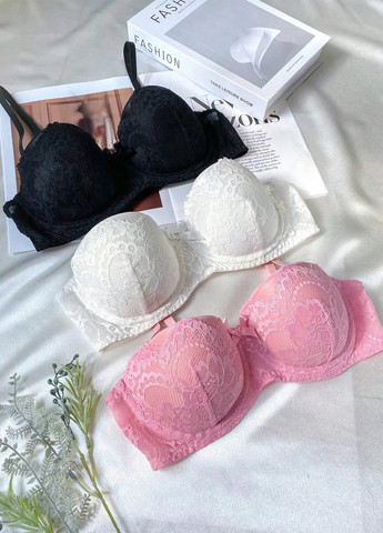 Комбінований корбей бюстгальтер (3 шт.) SHEIN з кісточками поліестер