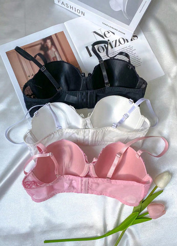 Комбінований корбей бюстгальтер (3 шт.) SHEIN з кісточками поліестер