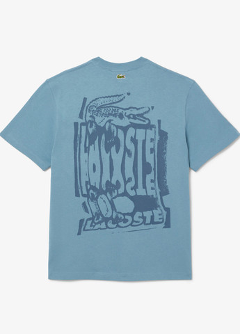 Темно-синяя футболка Lacoste