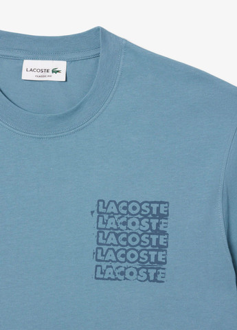 Темно-синяя футболка Lacoste