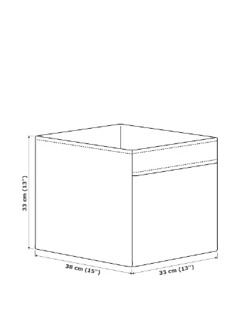 Коробка для зберігання, 33x38x33 см IKEA (268217543)