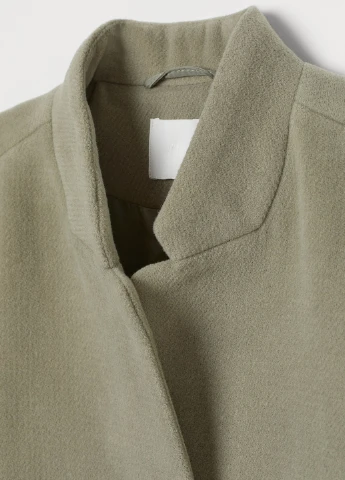 Світло-зелене демісезонне Пальто H&M