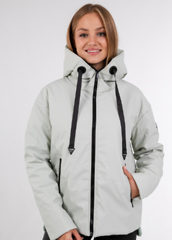 Фисташковая зимняя женская куртка «холли» Uzeff