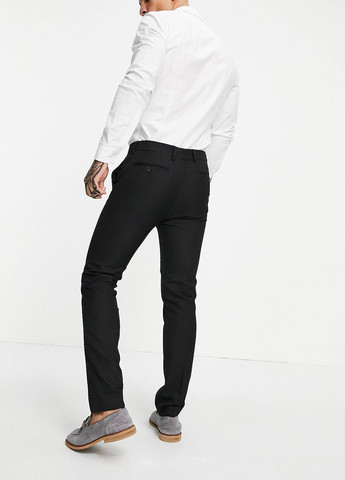 Черные кэжуал, классические демисезонные классические брюки Topman