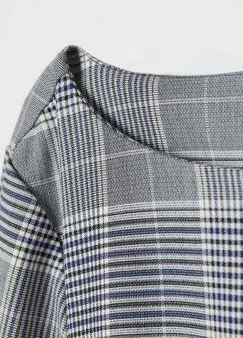 Чорно-білий кежуал сукня силуетна H&M в клітинку