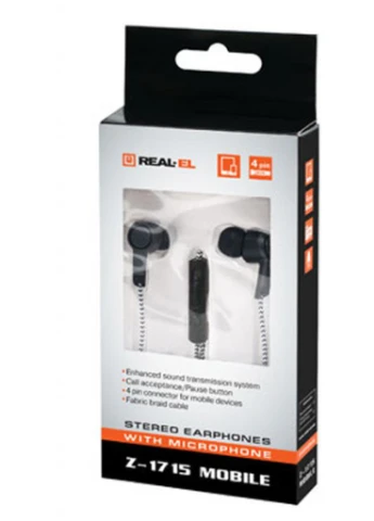 Наушники Real-El Z-1715 black (253547122)