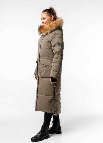 Коричневая зимняя куртка Mumu