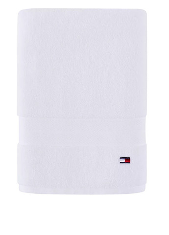 Tommy Hilfiger полотенце, 76х138 см однотонный белый производство - Индия