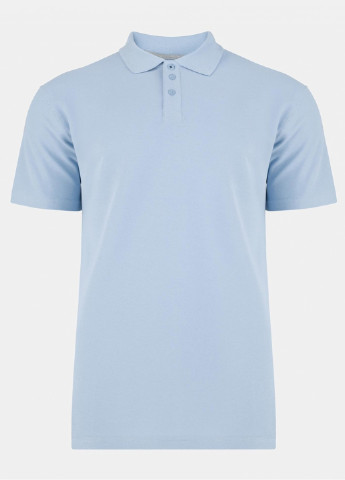 Голубой футболка-поло для мужчин Pako Lorente однотонная