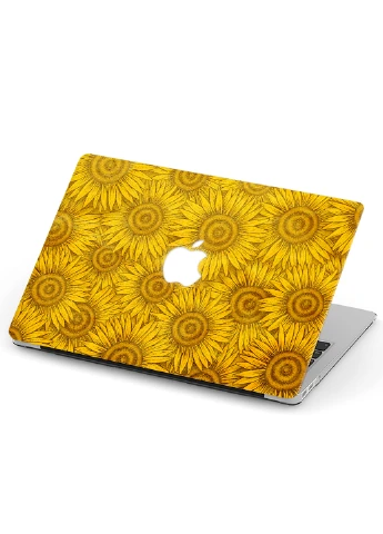 Чохол пластиковий для Apple MacBook Pro 13 A2289 / A2251 / A2338 Патерн соняшників (Sunflower pattern) (9772-2359) MobiPrint (218858429)