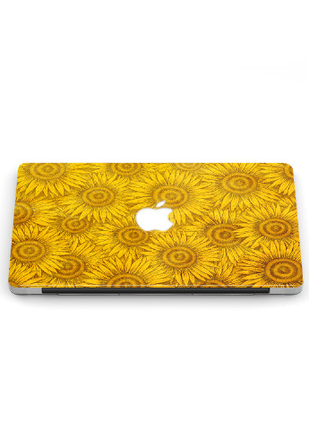 Чохол пластиковий для Apple MacBook Pro 13 A2289 / A2251 / A2338 Патерн соняшників (Sunflower pattern) (9772-2359) MobiPrint (218858429)