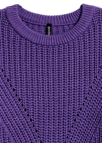 Фиолетовый зимний джемпер H&M