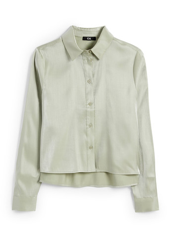 Оливковая блуза C&A