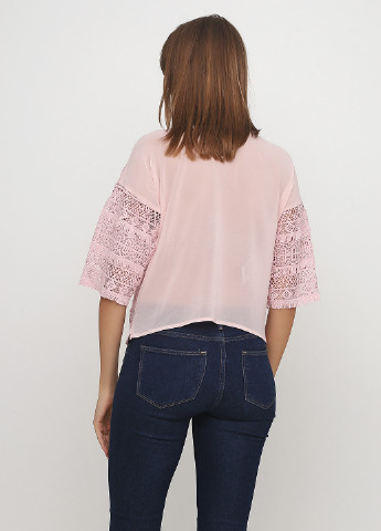 Розовая летняя блуза Rinascimento
