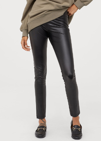 Черные лосини,чорний, H&M