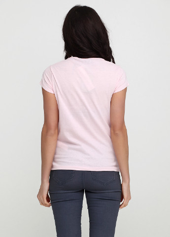 Светло-розовая летняя футболка H&B