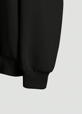 Чорний світшот SHEIN новорічний без декору (352938567)