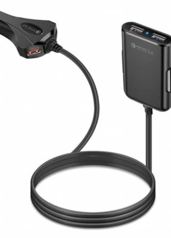 Зарядное устройство CQC-450 4 USB, 12A, Qualcom 3.0, B (CQC-450-BK) XoKo (216637751)