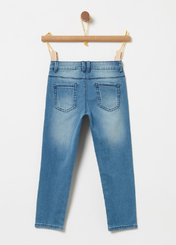 Голубые демисезонные джинсы Oviesse