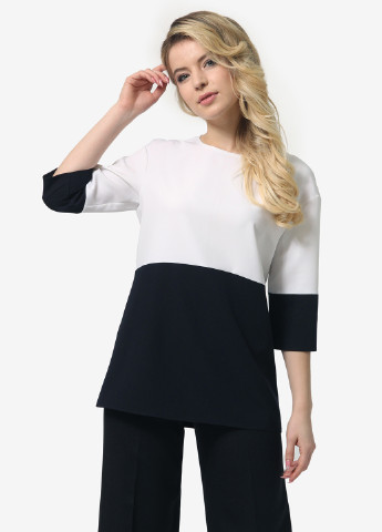 Чорно-біла демісезонна блуза Lila Kass