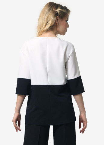 Черно-белая демисезонная блуза Lila Kass