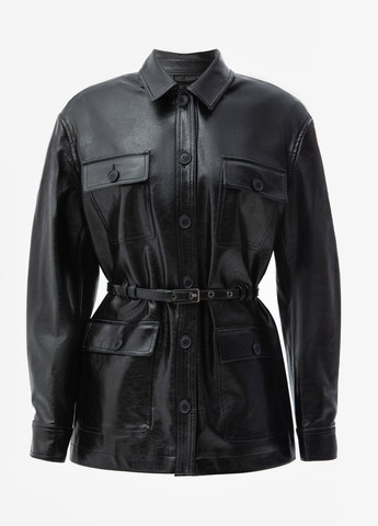 Чорна демісезонна куртка Gepur