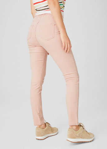 Джинси C&A однотонні світло-рожеві джинсові бавовна