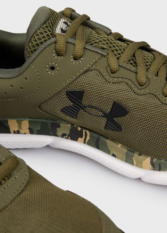 Оливковые (хаки) демисезонные кроссовки Under Armour