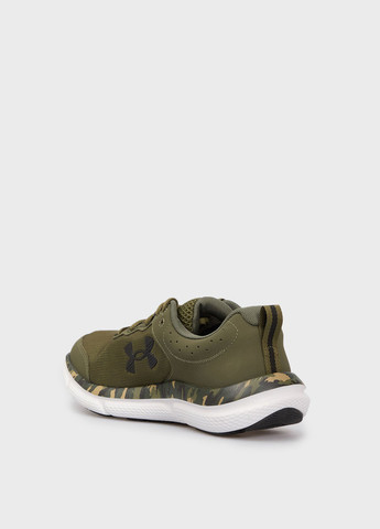 Оливковые (хаки) демисезонные кроссовки Under Armour