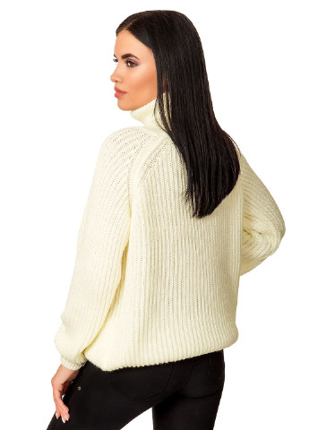 Молочный зимний свитер Palvira
