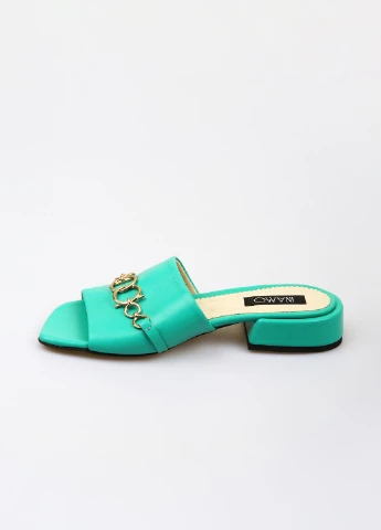 Зеленые шлепанцы INAMO
