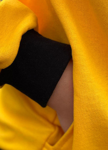 Желтый демисезонный костюм (толстовка, брюки) брючный Blanka