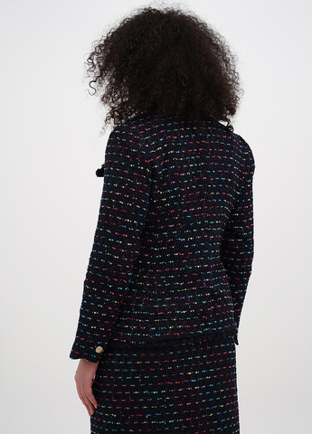 Темно-синий женский жакет Talbots с абстрактным узором - демисезонный