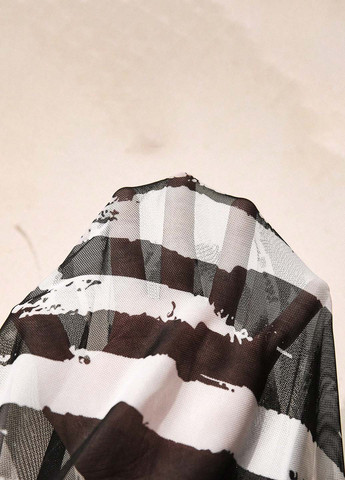 Чорно-білий пляжна сукня SHEIN з абстрактним візерунком