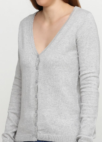 Світло-сірий демісезонний светр кардіган Colours