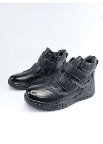Черные кэжуал осенние ботинки для мальчика Леопард