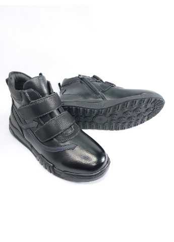 Черные кэжуал осенние ботинки для мальчика Леопард