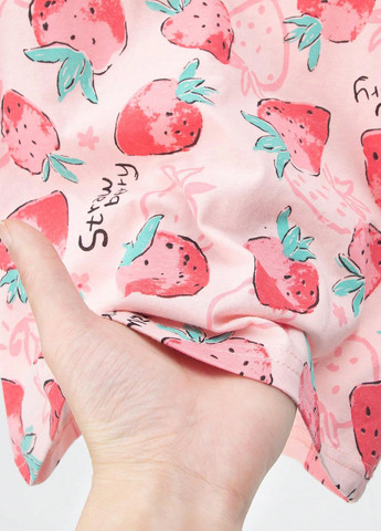 Комбинированная всесезон пижама (футболка, шорты) футболка + шорты SHEIN