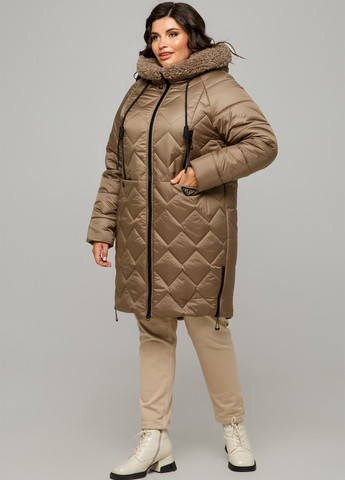 Світло-коричнева зимня куртка A'll Posa