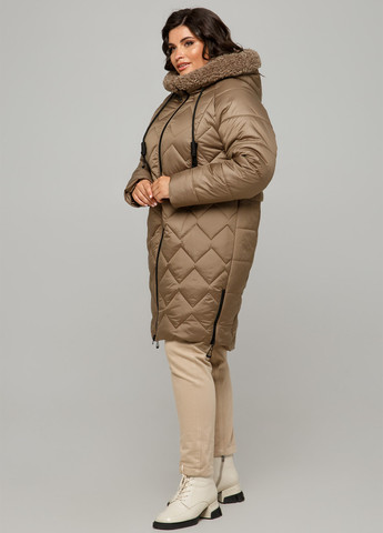 Светло-коричневая зимняя куртка A'll Posa