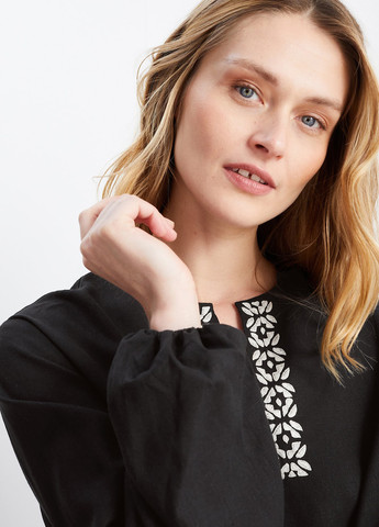 Чорна кежуал сукня C&A однотонна