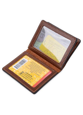 Шкіряна обкладинка для документів 10х7,5х1 см Grande Pelle (252417270)